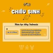 THÔNG BÁO CHIÊU SINH KHÓA HỌC TIẾNG INDONESIA THÁNG 03/2022